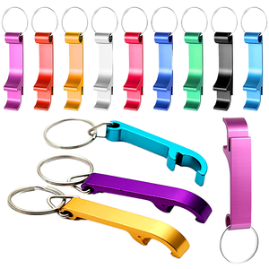 Porte-clés en aluminium moderne personnalisé avec logo, mini décapsuleur de bière portable résistant à la rouille pour bar et hôtel - Product Image 4