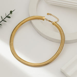 Fashion Customized Hot 18k <b>Gold</b> Stainless Steel Hip Hop <b>Chains</b> Mens Miami Stainless Steel <b>Gold</b> <b>Chain</b> Necklace - Product Image 1