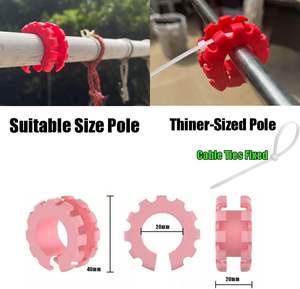 YDS cintre <span class=keywords><strong>anneau</strong></span> fixe crochet coupe-vent cintre entretoise Anti-Off cintre crochet de fixation pour vêtements - Product Image 4