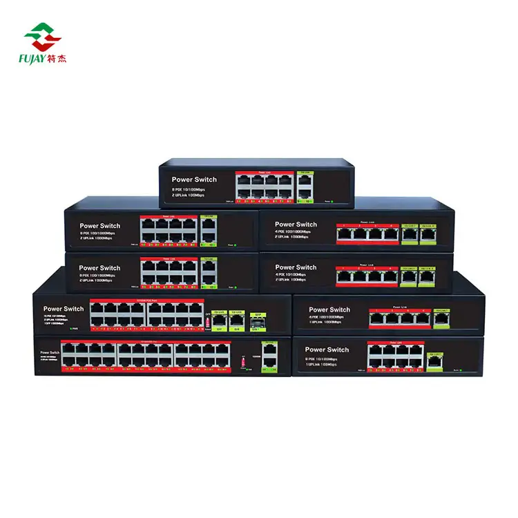 Два порта Sfp и 8 портов Poe для всех коммутаторов Gigabit Ethernet Poe
