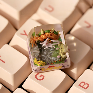 Tecla Artesanal de Resina Impresa en 3D de Pokemon Espeon, Mecanizada por CNC, para Teclado Mecánico, Tecla de Anime - Product Image 2