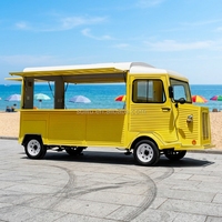 Mobiele foodtruck, koffiekar, ijskar, hamburgerkraam, hotdogkraam, verkoopkiosk, cateringwagen, aanhangwagen voor verkoop