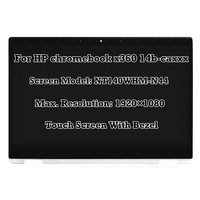 Rakitan Digitizer Layar Sentuh LCD 14 "untuk Panel Pengganti HP Chromebook x360 14b-ca L77984-001