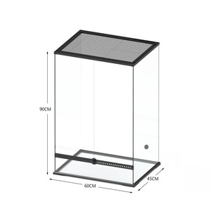 NOMOY PET Terrario in Vetro Grande per Rettili, Recinto per Camaleonti, Lucertole e Serpenti YL-01 L1-60*45*90cm - Product Image 1