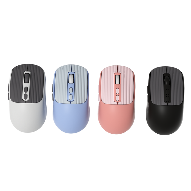 New Product High Quality OEM USB Optical Rechargeable Mouse Wireless Dual Mode 2.4GHz BT Ergonomic Wireless Mouse for Laptop