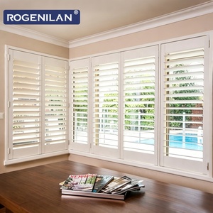 Volets résidentiels en PVC Rogenilan pour fenêtres, stores intérieurs pour maisons, fabriqués en Chine, Guangdong - Product Image 1