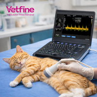 Sistema de Ultrasonido Diagnóstico Digital Completo de Alto Rendimiento en Blanco y Negro, Máquina de Ultrasonido Veterinario Doppler Portátil