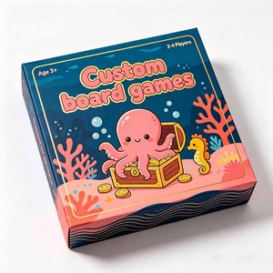 Custom personalized board games wholesale OEM children's <b>entertainment</b> games suitable for bulk business orders - Product Image 1
