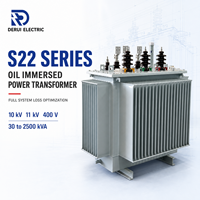Transformador de Potencia Sumergido en Aceite S22 10kV 11kV 400V 30kVA 2500kVA Optimización Completa de Pérdidas del Sistema Bobinado de Cobre para Distribución