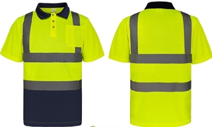 Polo réfléchissant à manches courtes tendance <span class=keywords><strong>pour</strong></span> la vente au détail, en stock, couleur fluorescente, respirant, best-seller - Product Image 6
