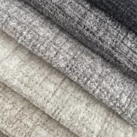 Nouveau design 2026 – Tissu d'ameublement en velours polyester brossé, imperméable, anti-bouloches, facile à nettoyer pour canapés et voitures – Marché africain