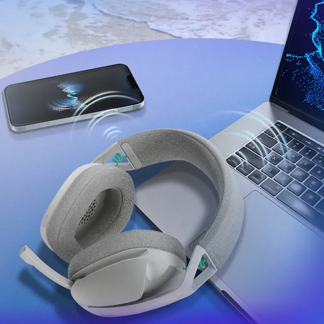 For G321 Wireless for 5.2 Gaming Headset for PC PS5 Switch | 40mm Dynamic Drivers | LIGHTSPEED Low Latency | 20 Hours