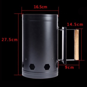 <span class=keywords><strong>Cube</strong></span> de feu de seau de démarreur de cheminée de charbon de bois de résistance avec poignée en bois confortable - Product Image 3