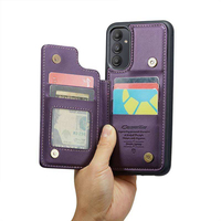 Étui portefeuille professionnel avec porte-cartes pour iPhone 15/15 Pro/15 Pro Max/16 Pro Max