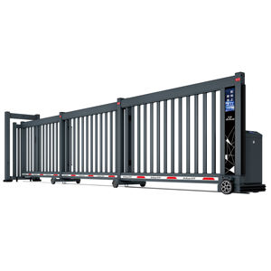 Puerta corredera telescópica <span class=keywords><strong>de</strong></span> acceso automático para coche - Product Image 5