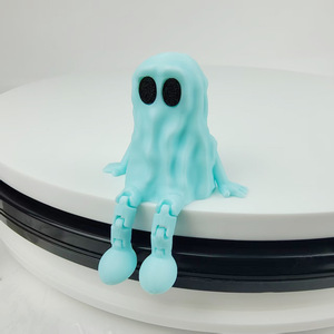 Statuette di fantasmi stampate in 3D con gambe snodate, decorazione di Halloween per feste al coperto, giocattolo per bambini, regalo, artigianato in plastica - Product Image 3
