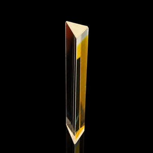 Prisma Triangolare in Vetro per Dispersione della Luce, Prisma Ottico <span class=keywords><strong>Equilatero</strong></span> a 60 Gradi per Insegnamento, Laboratorio e Fotografia - Product Image 1