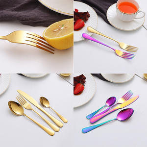 Juego de cubiertos de acero inoxidable de 16/24 piezas, duradero, en caja de regalo para regalos navideños - Product Image 3