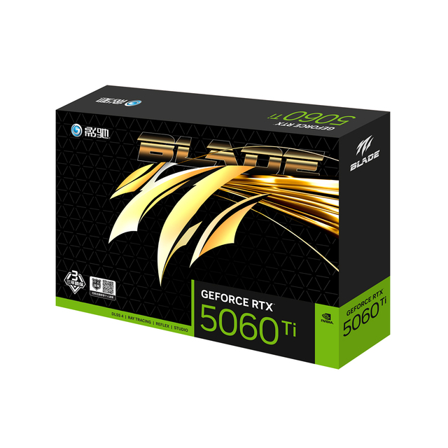 2025 RTX 5060 Ti FIRE MAX DLSS4 PCI Express GPU Video Card for Gaming Desktop New MXM Fan Cooler DP Output Interface