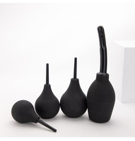Poire de lavement anale à embout fin, anti-reflux, réutilisable, écologique, 100 % étanche pour la santé des femmes et des hommes