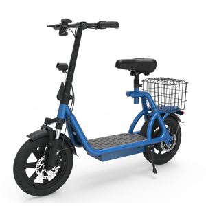 Scooter Eléctrico X12 Azul de 12 Pulgadas, Bicicleta de Reparto de Alimentos de Largo Alcance, Plegable, de Alta Velocidad, X12 - Product Image 1