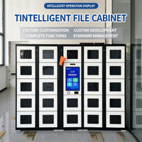 Système d'archivage intelligent pour dossiers et preuves, armoire de stockage assemblée avec reconnaissance faciale et déverrouillage par empreinte digitale, résistant à la rouille
