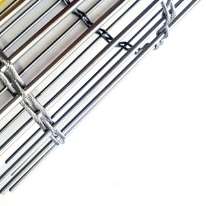 Phù hợp nhất cho trang trí thanh lịch kiến trúc Rèm dây lưới kim loại dệt tấm vải cho mặt tiền trang trí - Product Image 2