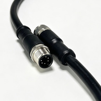 Câble de signal multicanal M12 à 6 broches, module IO distribué, câble de concentrateur de capteurs industriels, câble personnalisé étanche