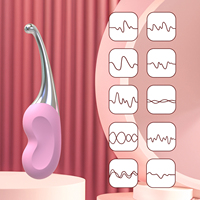 Hoogfrequente persoonlijke vibrerende massagepen voor vrouwen, USB oplaadbaar, IPX6 waterdicht, meerdere snelheden