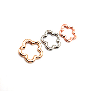 Yyxcustom hình dạng màu sắc mùa xuân Clasp bướm khóa sơn tình yêu mùa xuân Vòng gấu Snap móc dễ thương mèo Kim Loại Carabiner <span class=keywords><strong>Keychain</strong></span> - Product Image 4