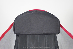 Mecedora al aire libre cómoda tela suave marco de metal jardín Camping senderismo Silla de playa con reposabrazos y almohada - Product Image 4