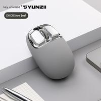 Souris C1 Puff, souris sans fil/BT/filaire tri-mode élégante pour usage professionnel (compatible avec les ordinateurs portables Apple et rechargeable)