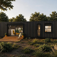 Café-restaurant en conteneur maritime modifié, bar à café moderne portable en plein air, kiosque alimentaire, magasin de détail préfabriqué pour le marché mondial