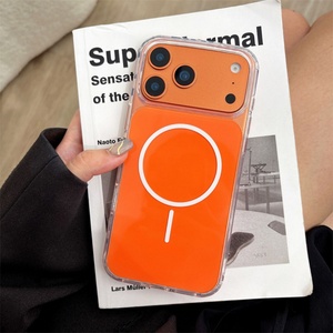เคสโทรศัพท์มือถือแบบใสหรูหรา ผสมผสานวัสดุ PC และอะคริลิก พร้อมแม่เหล็ก สำหรับ iPhone 17 Pro Max - Product Image 1