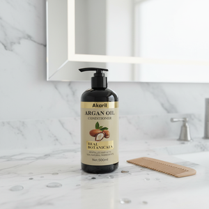 Akaril 500ml Aceite de Argán Hidratante y Nutritivo, Botánicos Reales Revitalizan el Cabello con Ingredientes 100% Naturales, <span class=keywords><strong>Acondicionador</strong></span> Capilar - Product Image 3