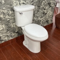 Cupc ADA 1.28GPF Bas Débit Double Chasse Deux Pièces Salle De Bains Cuvette De Toilette 1000g Vitreux Chine S Piège En Céramique Matériel