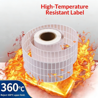 Étiquettes adhésives résistantes aux hautes températures PI, vente en gros d'usine, usage commercial et domestique, papier d'étiquettes portable