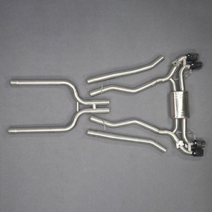 76mm Stainless Steel Catback Exhaust System Valved Muffler for BMW M5 F90 S63 4.4T Exhaust Pipe - Product Image 5