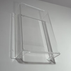 Acrylic Clear <strong>Display</strong> <strong>Box</strong> Wall Mountable Case For Cosmetic And Perfume Bottle Collection <strong>Display</strong> - Product Image 1