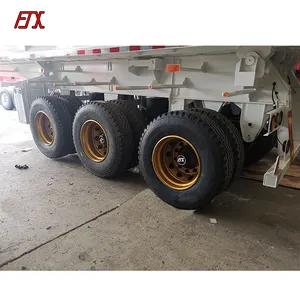 चीन सबसे लोकप्रिय 40 टन 50 टन पक्ष टिपर रियर डम्पर अर्ध ट्रेलर 3 धुरों इस्तेमाल किया डंप ट्रक ट्रेलर बेड बिक्री के लिए टायर