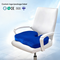 Coussin de siège orthopédique pour coccyx YUE RISE en gros, coussin de siège ergonomique en mousse à mémoire de forme pour conducteur de voiture