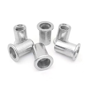 Aluminum <b>Rivet</b> <b>Nut</b> M6 Metric Coarse Thread Fully Threaded For Aluminum Rail Transit Equipment - Product Image 1