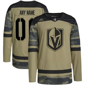 Maillot de hockey Vegas Golden Knights pour hommes, blanc, col en v, uniforme de jeu à séchage rapide, personnalisation complète du corps - Product Image 2
