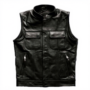 <b>Men's</b> Polyester Vest Single Button Closure Sleeveless <b>Waistcoat</b> Premium Casual Streetwear Outerwear Reversible Waterproof OEM - Product Image 2