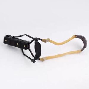 Bracelet noir pour enfants, jouets traditionnels, chasse, lance-pierre en caoutchouc chinois - Product Image 5