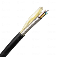 Cable Micro drop Fttx MM 6C 12C 24C G652D PVC LSZH, tubo apretado/suelto, Cable de fibra óptica blindado antiroedores