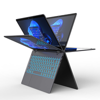 Ordinateur portable portable de bureau à écran tactile pliable de 8 Go/256 Go Yoga 14 pouces 360 degrés 1920x1080 Ordinateur portable