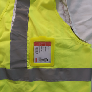 Camiseta reflectante de seguridad de poliéster 100% Hi Vis barata con bolsillo en el pecho - Product Image 1