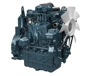 FOMI Original Excavator Parts Kubota V1505 Diesel Engine Turbo V1505-EF01 Motor Engine Assy 18.2KW 2300RPM