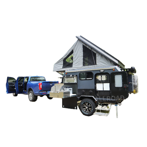 Aire duro para acampar, caravana australiana, 16 pies, 3 puertas, 4 literas, serie negra, remolque, 4x4 - Product Image 3